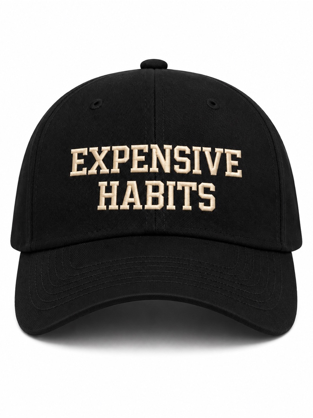 💲Expensive Habits Baseball Hat Minimal Streetwear Luxury Aesthetic Baseball Hat